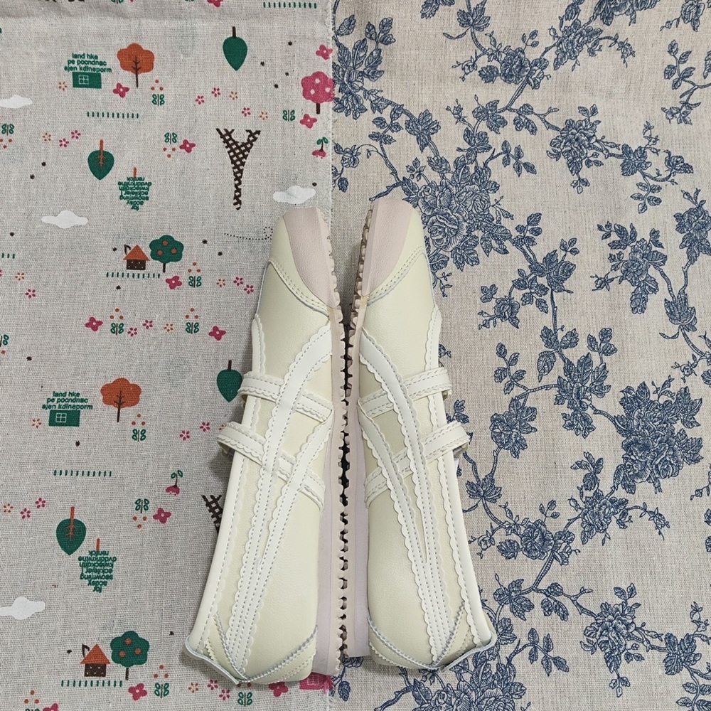 Onitsuka Tiger by Asics Cream Double-Strap Mary Jane Flats - Picture 5 of 10